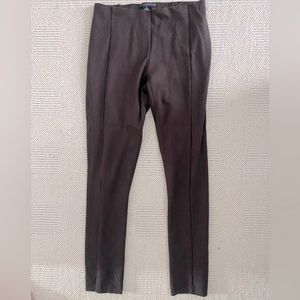 Grace Elements Size M Dark Brown Fitted Dress Pants in Rayon Poly Spandex Blend